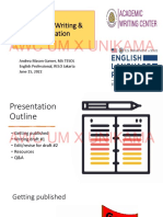 Academic Writing & Publication AWCXUNIKAMA