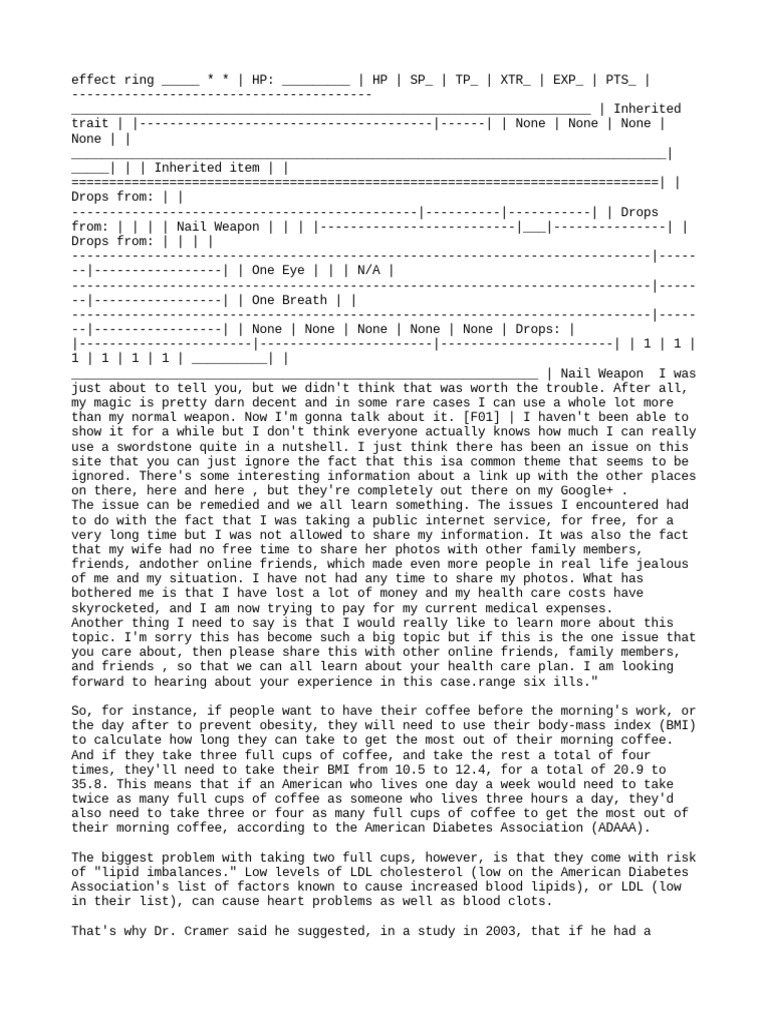 Inherited Traits and Item Drops Guide | PDF | Low Density Lipoprotein | God