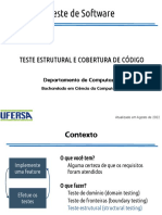 Teste Estrutural e Cobertura de Cdigo - Parte 1