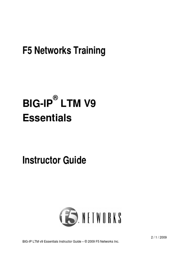 F5 Load Balancer | PDF | Computer Network | World Wide Web