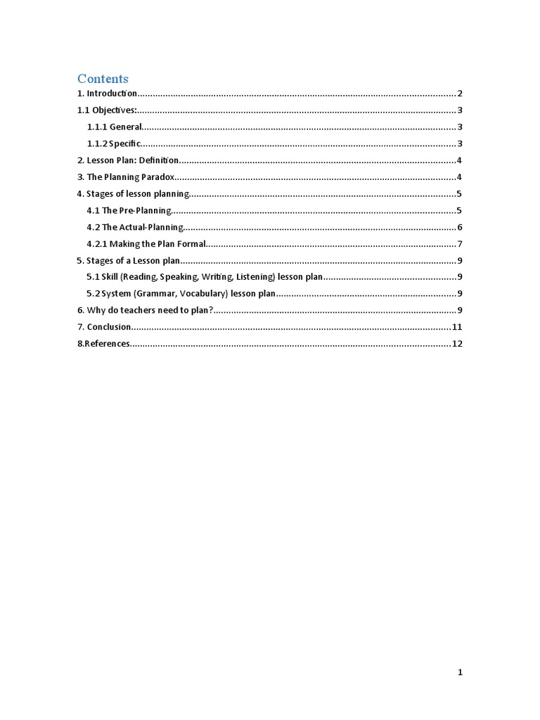 TCC | PDF | Lesson Plan | Teachers