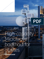 High Capacity Microwave Solution Brief