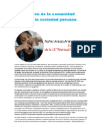 La Inclusión de La Comunidad LGBTI en La Sociedad Peruana