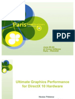 Gdc Paris 2008 - Ultimate Graphics Performance for Directx 10 Hardware - Publish Able Version