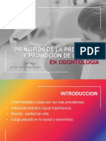 PRINCIPIOS DE LA PREVENCIÃN Y PROMOCIÃN DE LA CARIE