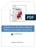 CR Assumptions Official Solutions e Book