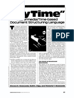 HyTime-Hypermedia-Time Document Structuring Language
