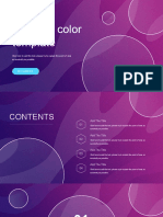 Creative color templates for business presentations