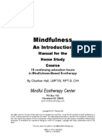 Mindfulness An Introduction Home Study Ceu Workbook 8 5 X 11 Toc