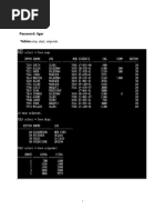 SQL Tables Structures