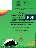 3rd Vox Anatolis Moot Proposition