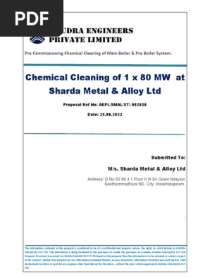 Arudra chemical cleaning