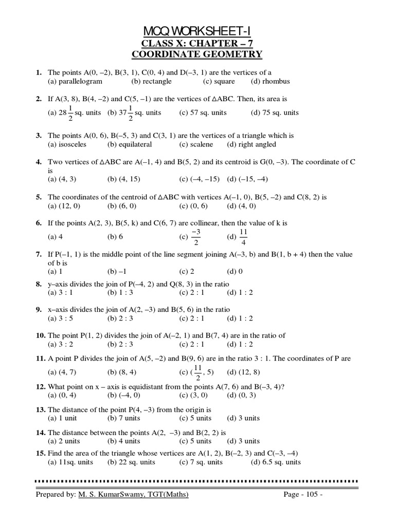 Maths Class X Question Bank 109 122 PDF Triangle Classical Geometry