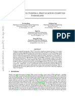 Terahertz Spatio-Temporal Deep Learning Computed T