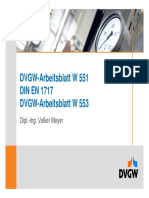 DVGW Arbeitsblatt W551