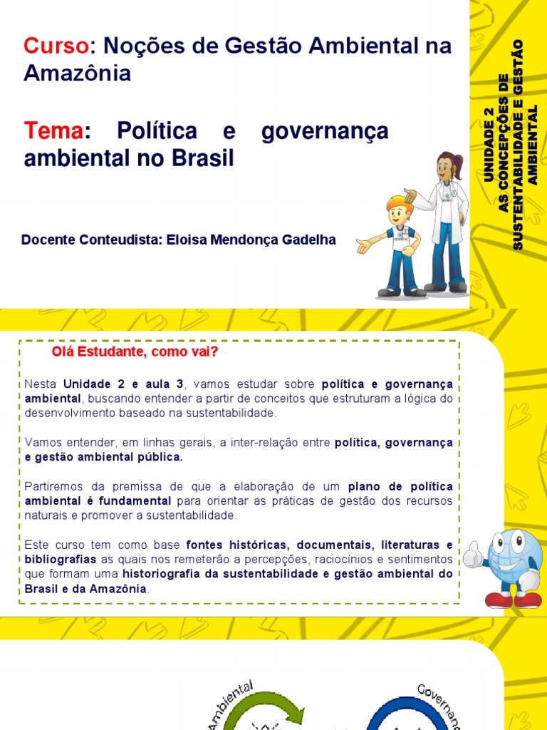 Política e Governança Ambiental no Brasil | PDF | Governança | Ambiente ...