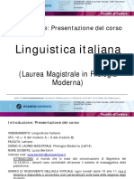 Slide Linguistica Bertolini