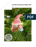 Amigurumi Navidad Ornamento Hogar PDF