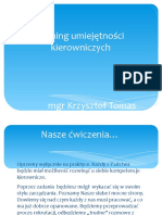 Trening umiejętności kierowniczych