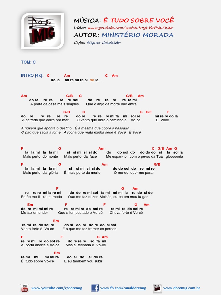 Letra da Música 