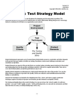 Heurestic Test Strategy Model