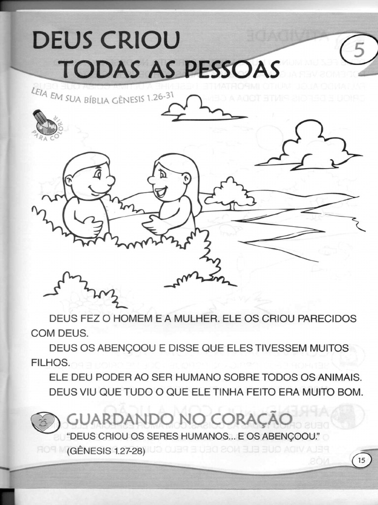 05 Deus Criou Todas As Pessoas | PDF