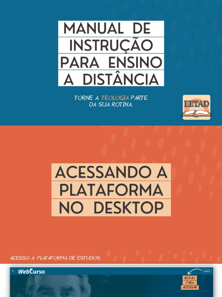 Manual de Instruções - EAD EETAD | PDF