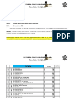 Informe de Caja Recepcion