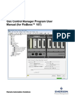 Gas Control Manager Program UserManual (FloBoss107)