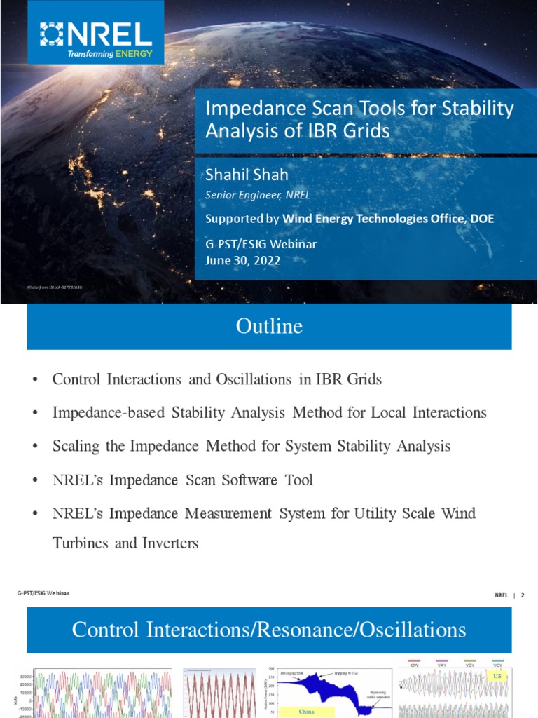 Impedance Scan Tools for IBR Stability | PDF | Electrical Grid ...