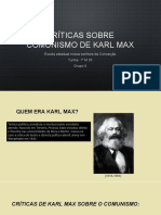 Apresentação Sobre Karl Marx