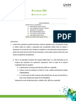 Análisis de casos de costos para Zafiro S.A