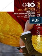 DOSSIER Bibliográfico Constitución Española 40 Aniversario