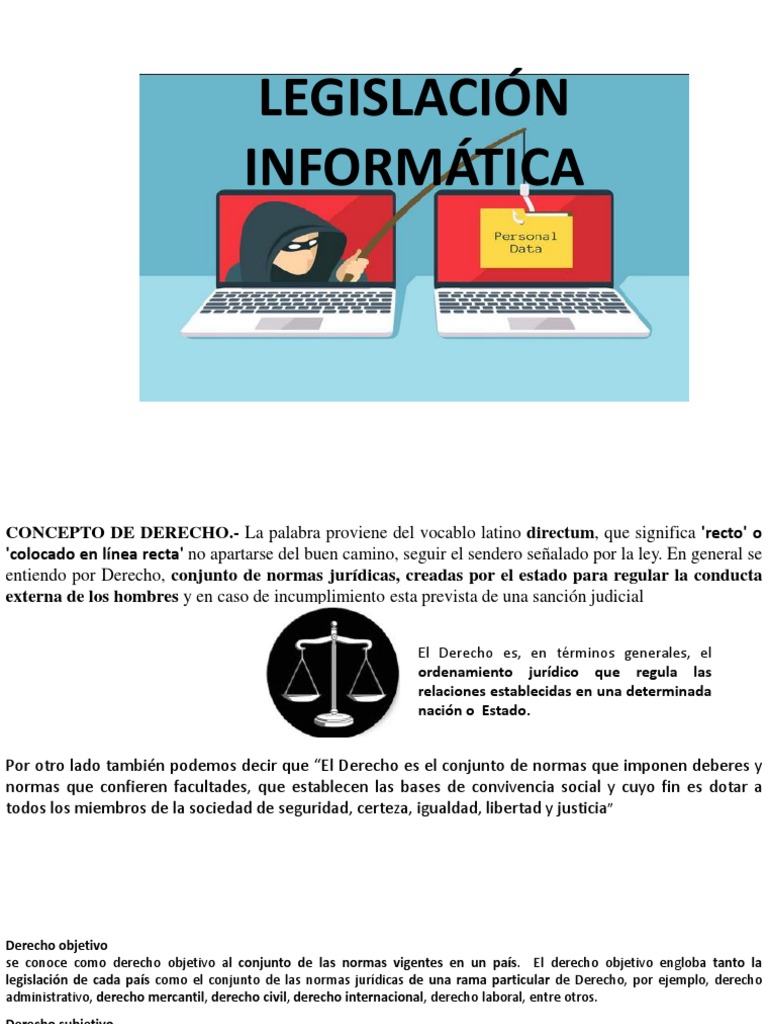 Legislación Informática y Delitos Cibernéticos | PDF | Comercio ...
