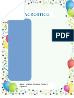 acrostico ed. inicial