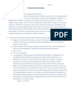 Trabajo práctico de corrección y análisis de textos