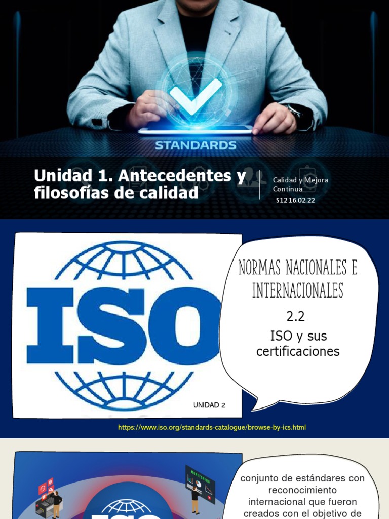 Unidad 2 Normas Nacionales e Internacionales-Iso | Descargar gratis PDF ...