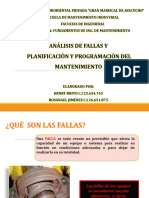 Análisis de Fallas Planificación y Programación