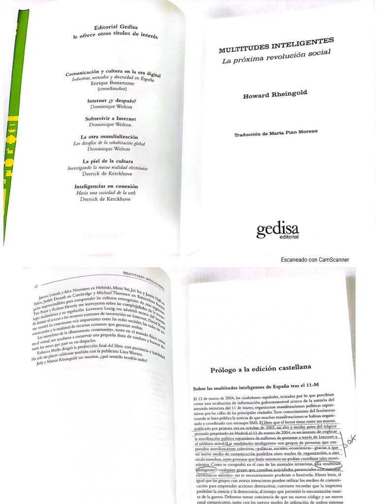 8) Multitudes Inteligentes - Howard Rheingold | PDF