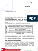 Invitación A Contratar Convenio Interadministrativo