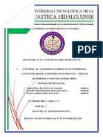 Cédulas financieras de proyecto de termo inteligente