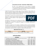 Informe de Escritura