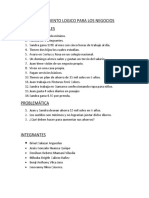 Pensamiento Logico para Los Negocios