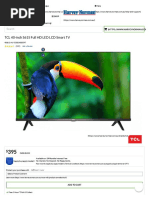 Buy TCL 40-Inch S615 Full HD LED LCD Smart TV - Harvey Norman AU