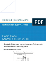 projected tolerance zone [801046]