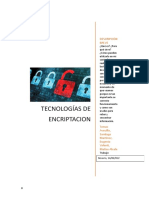 Tecnologias de Encriptacion