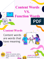 Content and Function