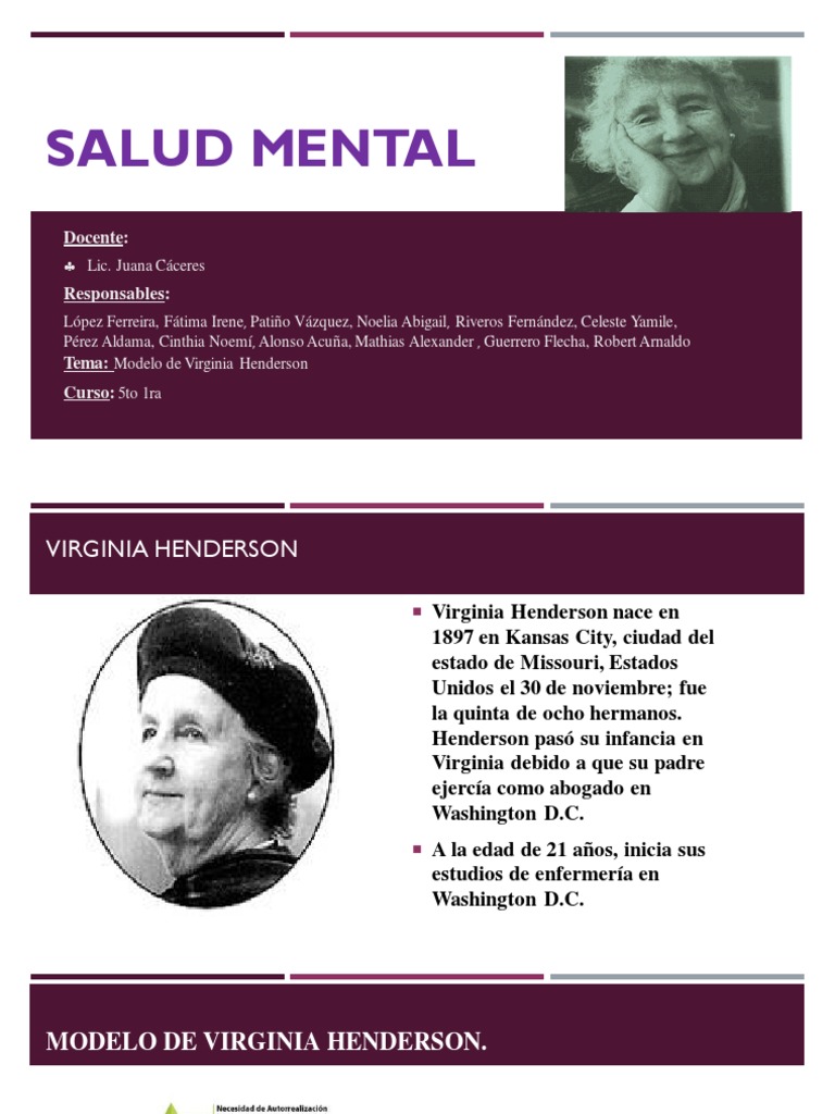 Salud Mental ? | PDF | Enfermería | Ciencias de la Salud