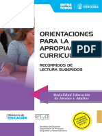 Orientaciones de Lectura