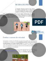 SEM 4 PPT - Atletismo, Prueba de Pista